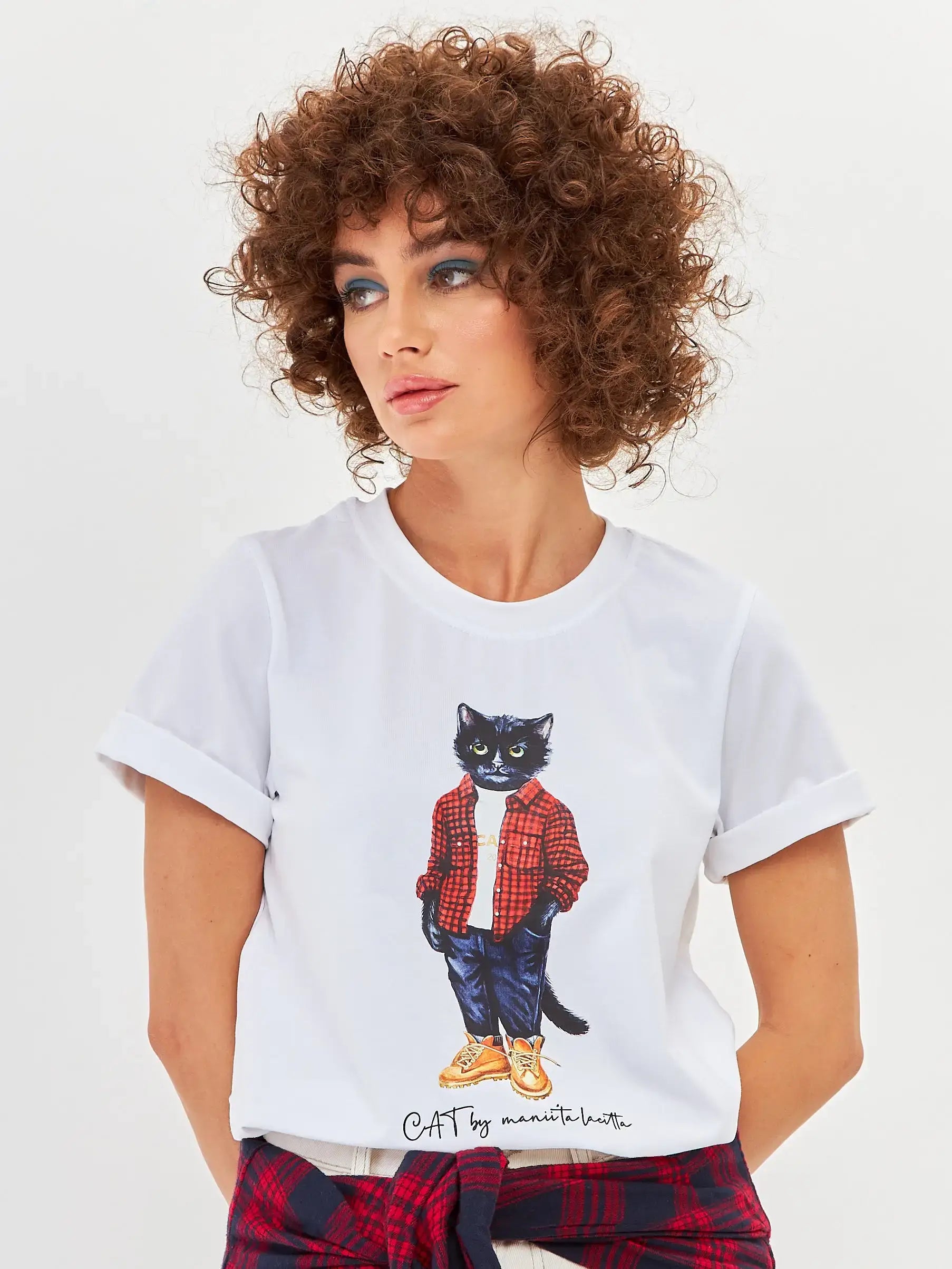 Pack of 2 T-shirts Country Cat | For Cat Lovers | Cat e Lolette