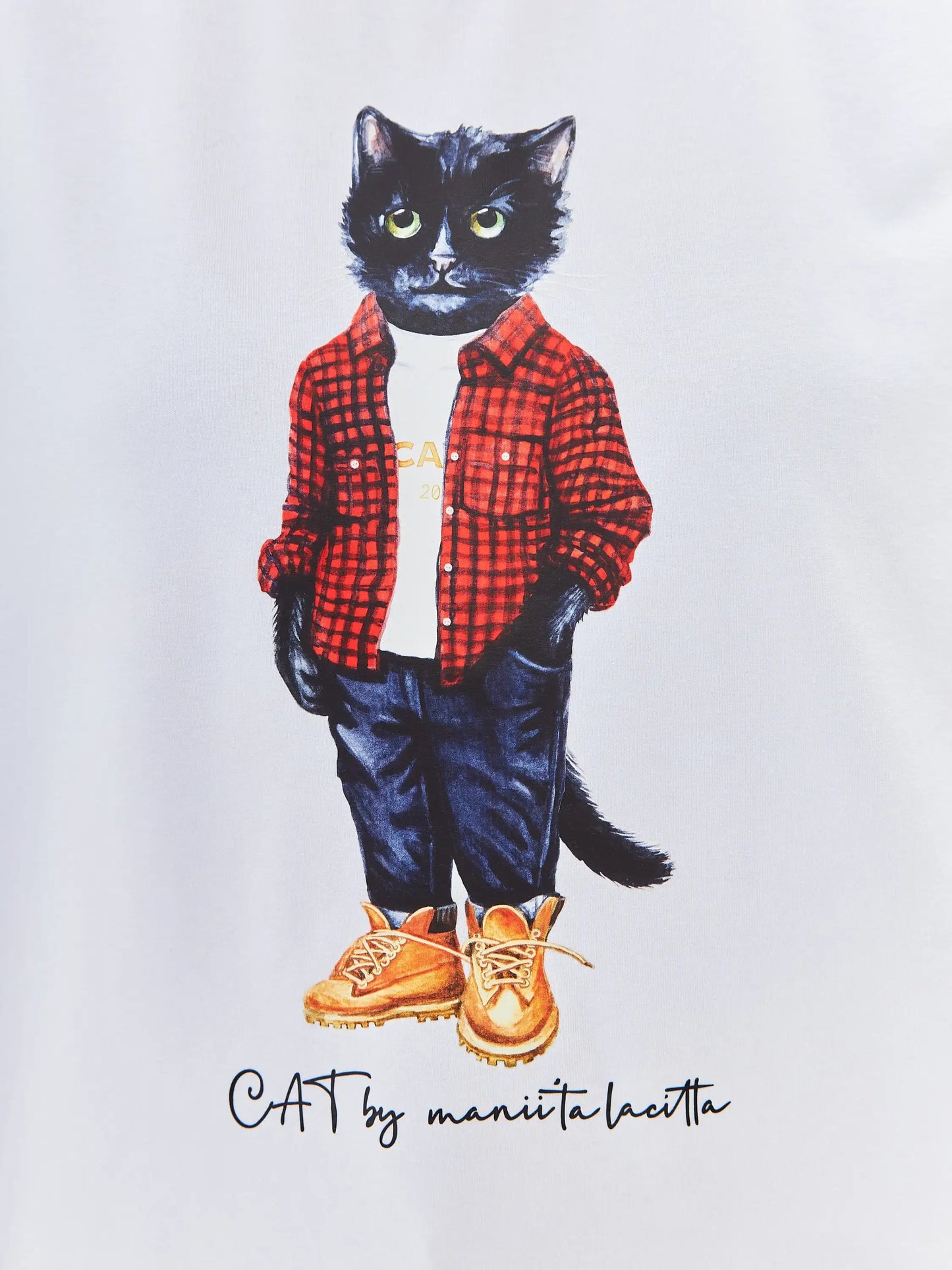 Pack of 2 T-shirts Country Cat | For Cat Lovers | Cat e Lolette
