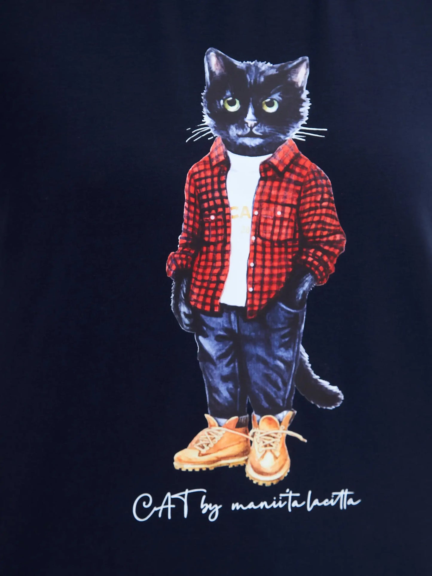 Pack of 2 T-shirts Country Cat | For Cat Lovers | Cat e Lolette