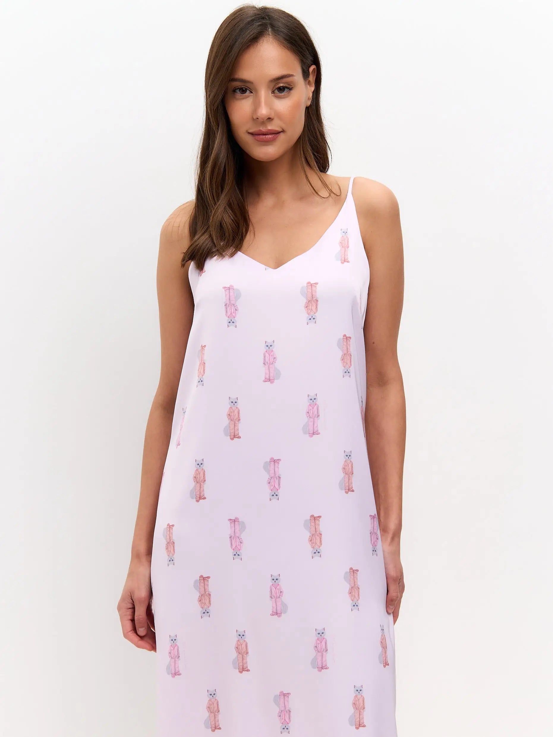 Pink Silk Loungewear | Loungewear For Cat Lovers | Cat e Lolette