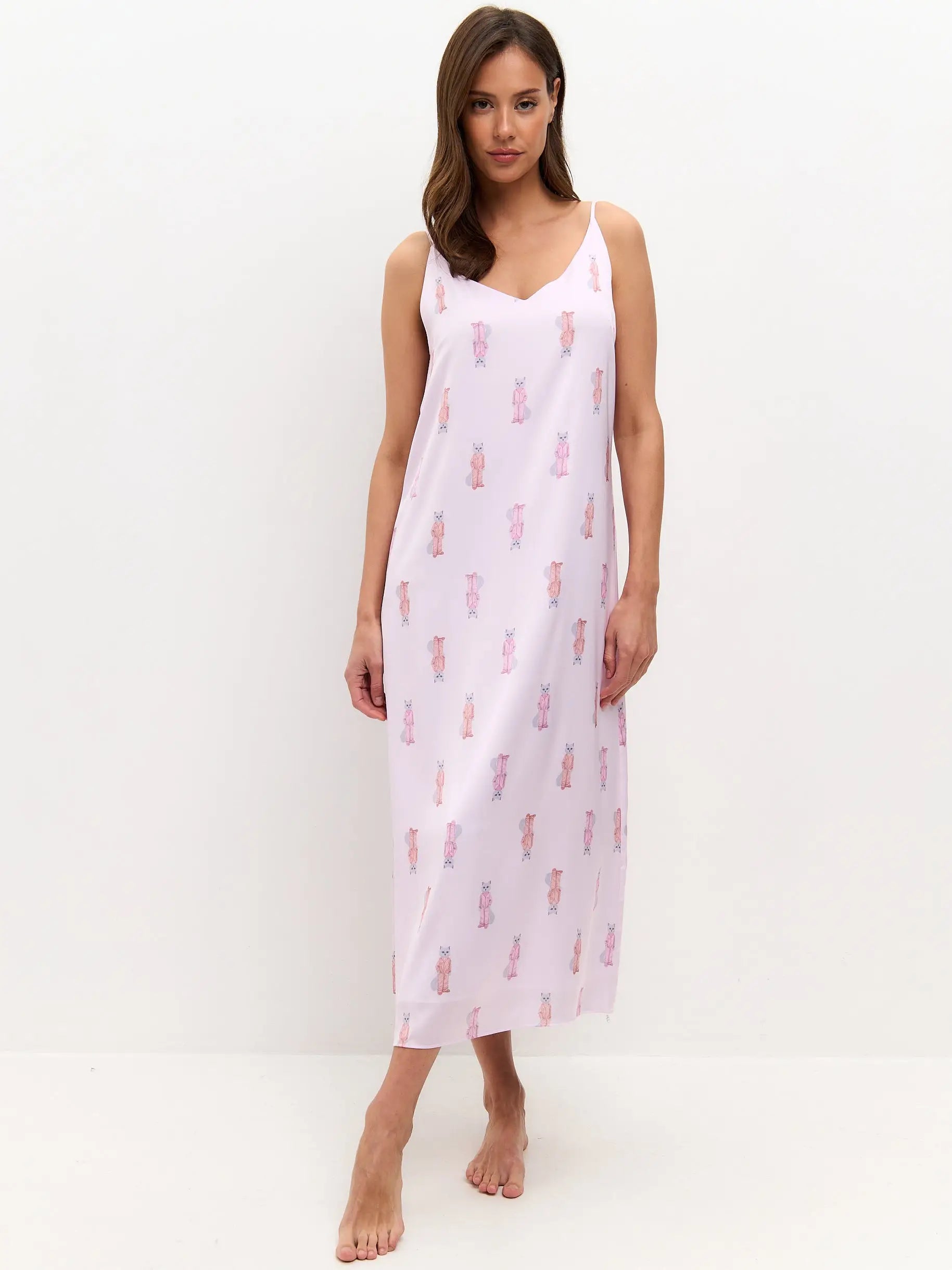 Pink Silk Loungewear | Loungewear For Cat Lovers | Cat e Lolette