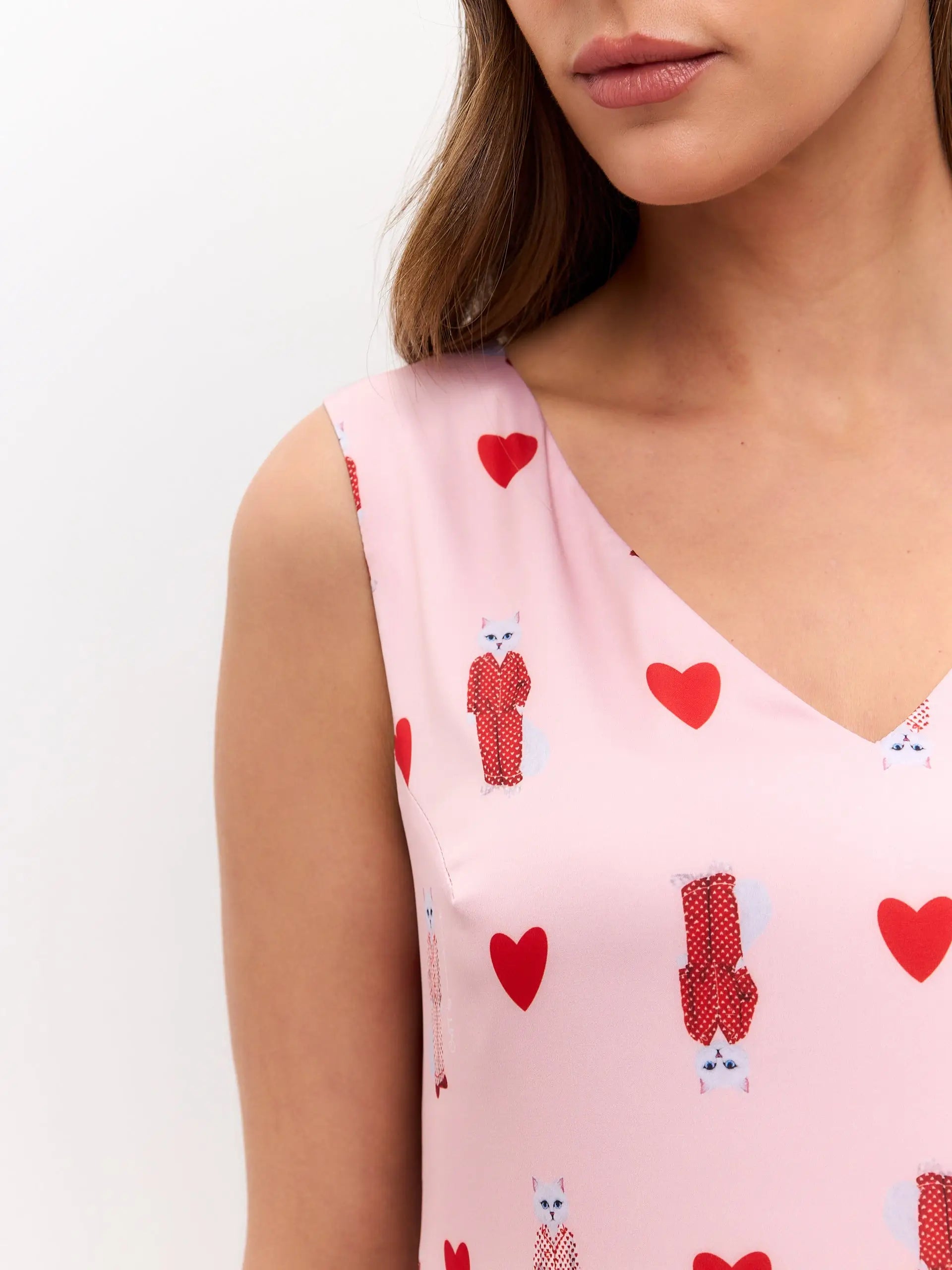Pink Silk Loungewear | Loungewear For Cat Lovers | Cat e Lolette