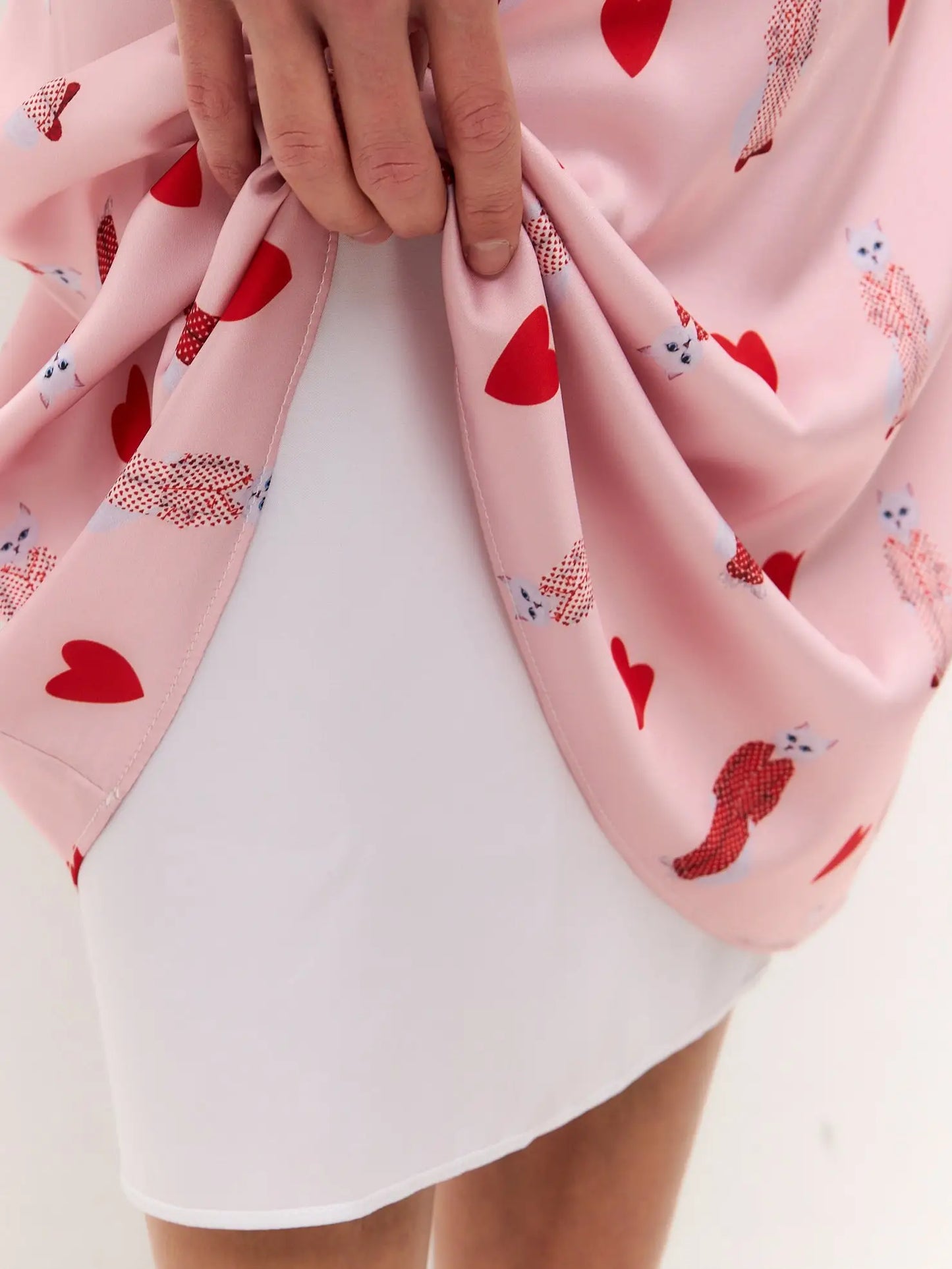 Pink Silk Loungewear | Loungewear For Cat Lovers | Cat e Lolette