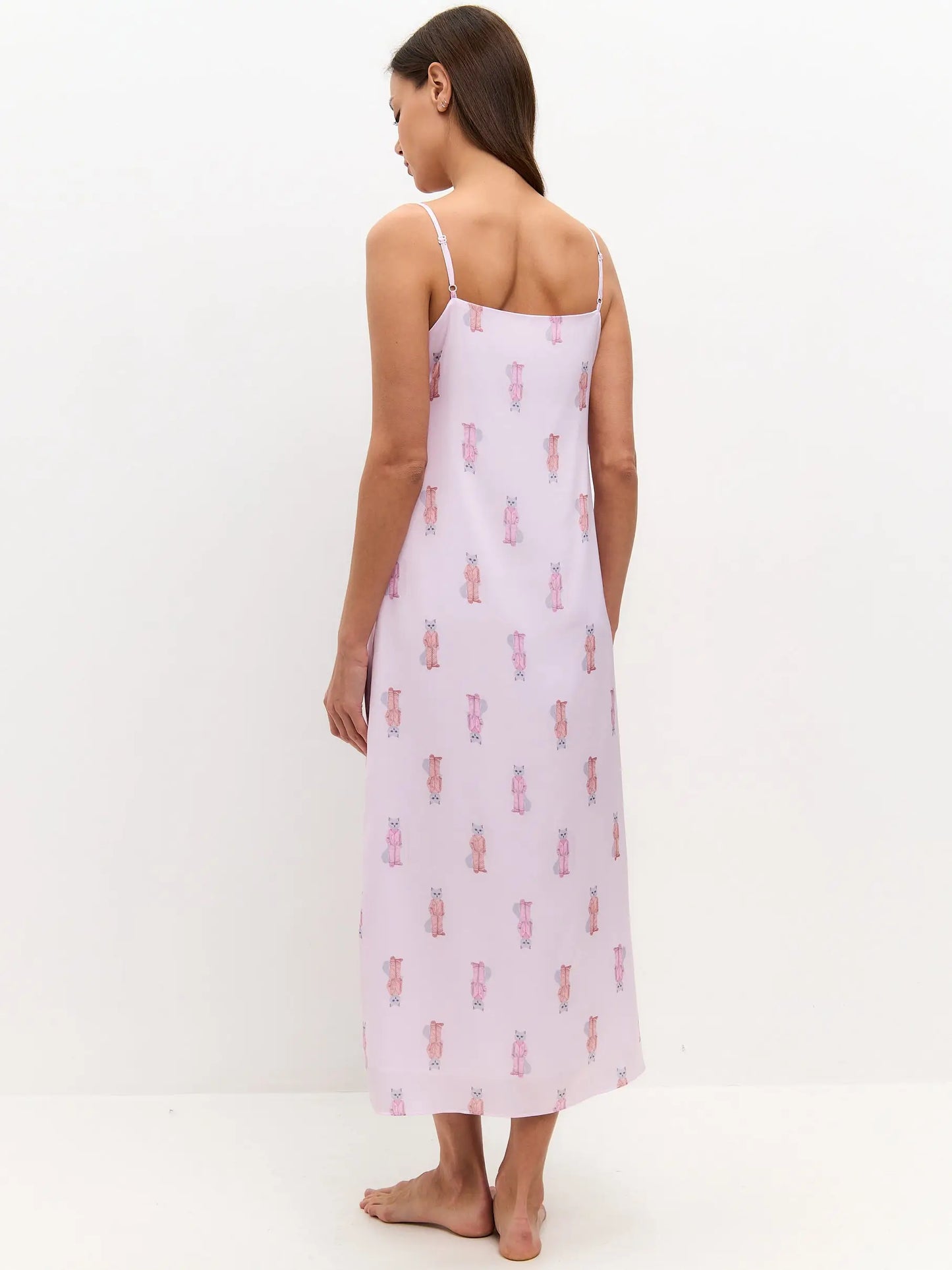 Pink Silk Loungewear | Loungewear For Cat Lovers | Cat e Lolette