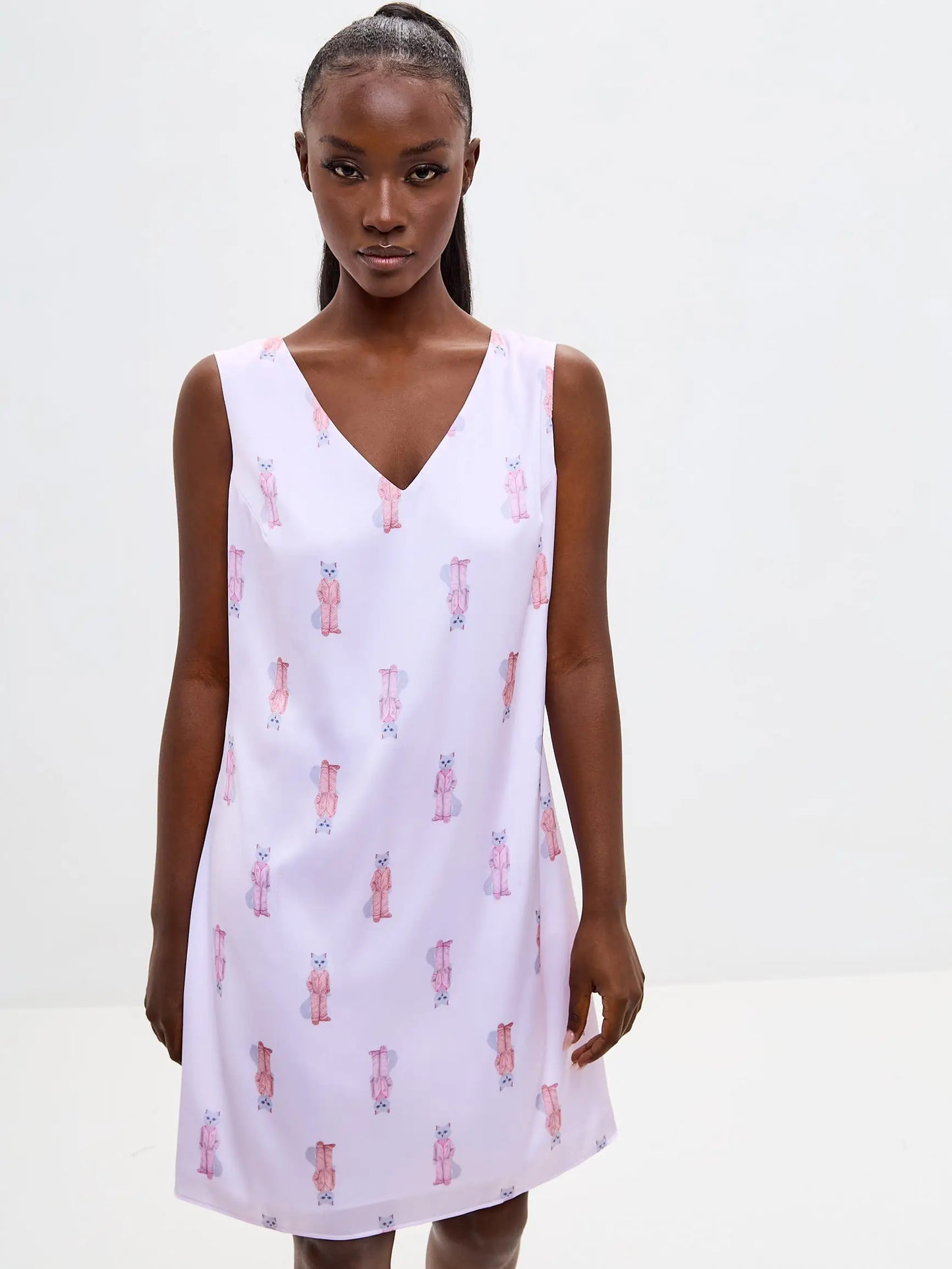 Pink Silk Loungewear | Loungewear For Cat Lovers | Cat e Lolette