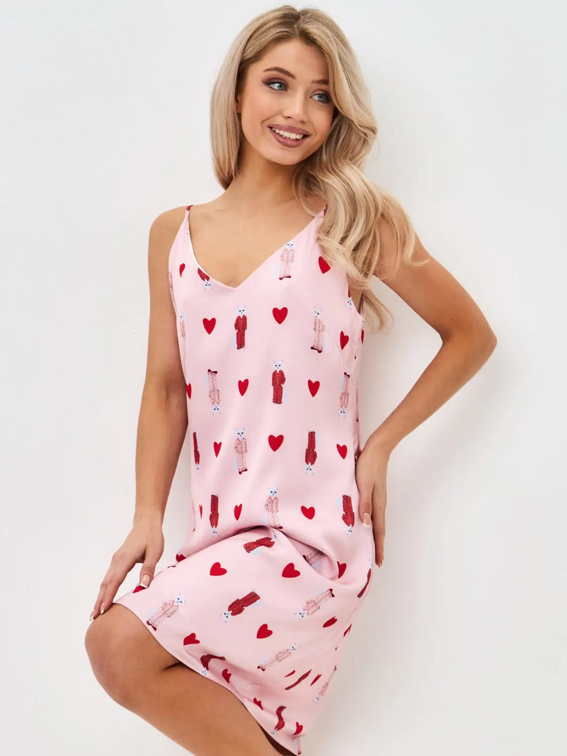 Pink Silk Loungewear | Loungewear For Cat Lovers | Cat e Lolette
