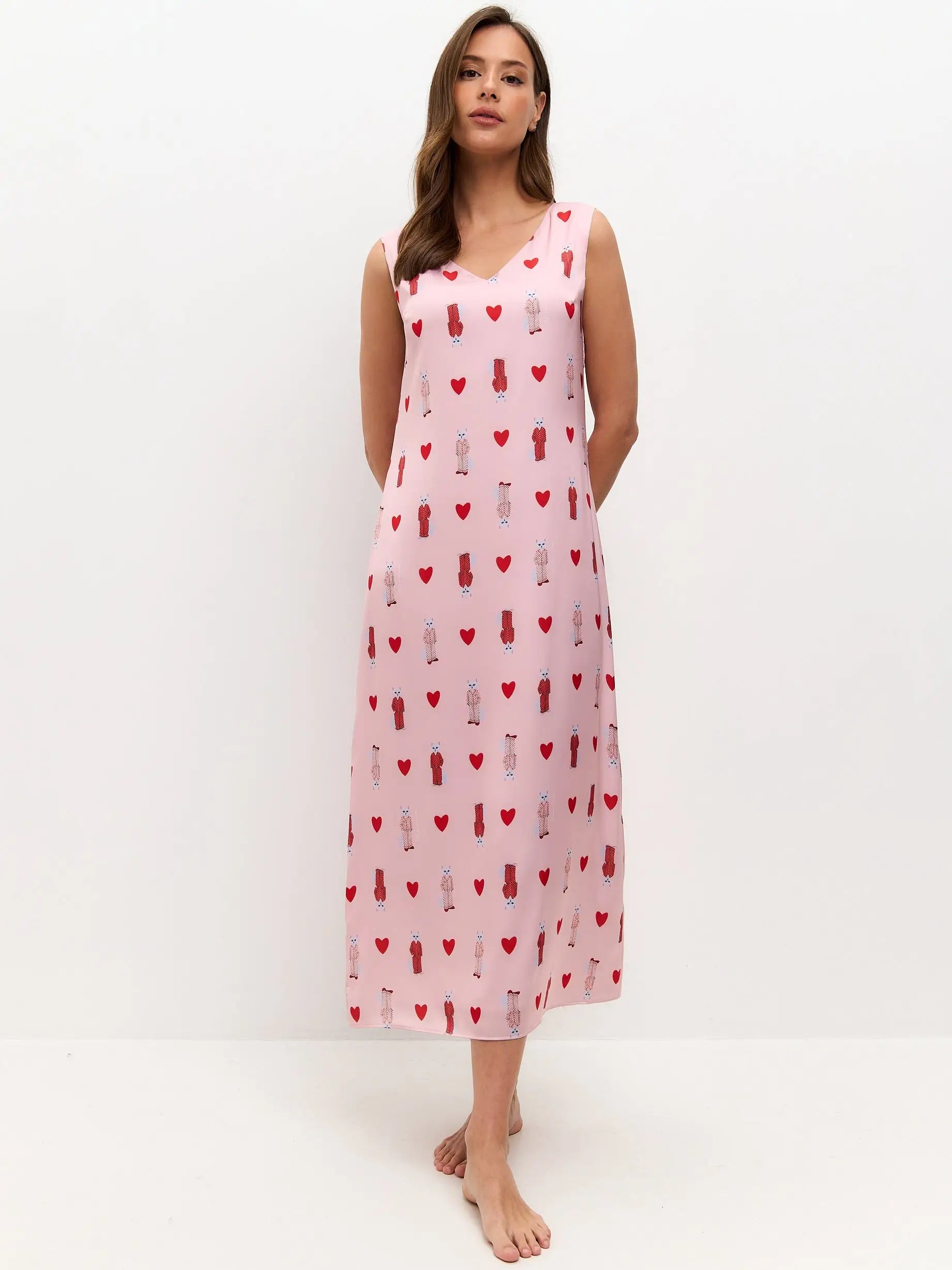 Pink Silk Loungewear | Loungewear For Cat Lovers | Cat e Lolette