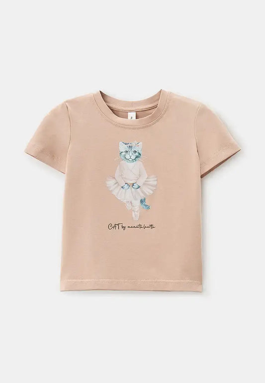 Pink T-shirt Ballet Cat | T-shirt For Cat Lovers | Cat e Lolette