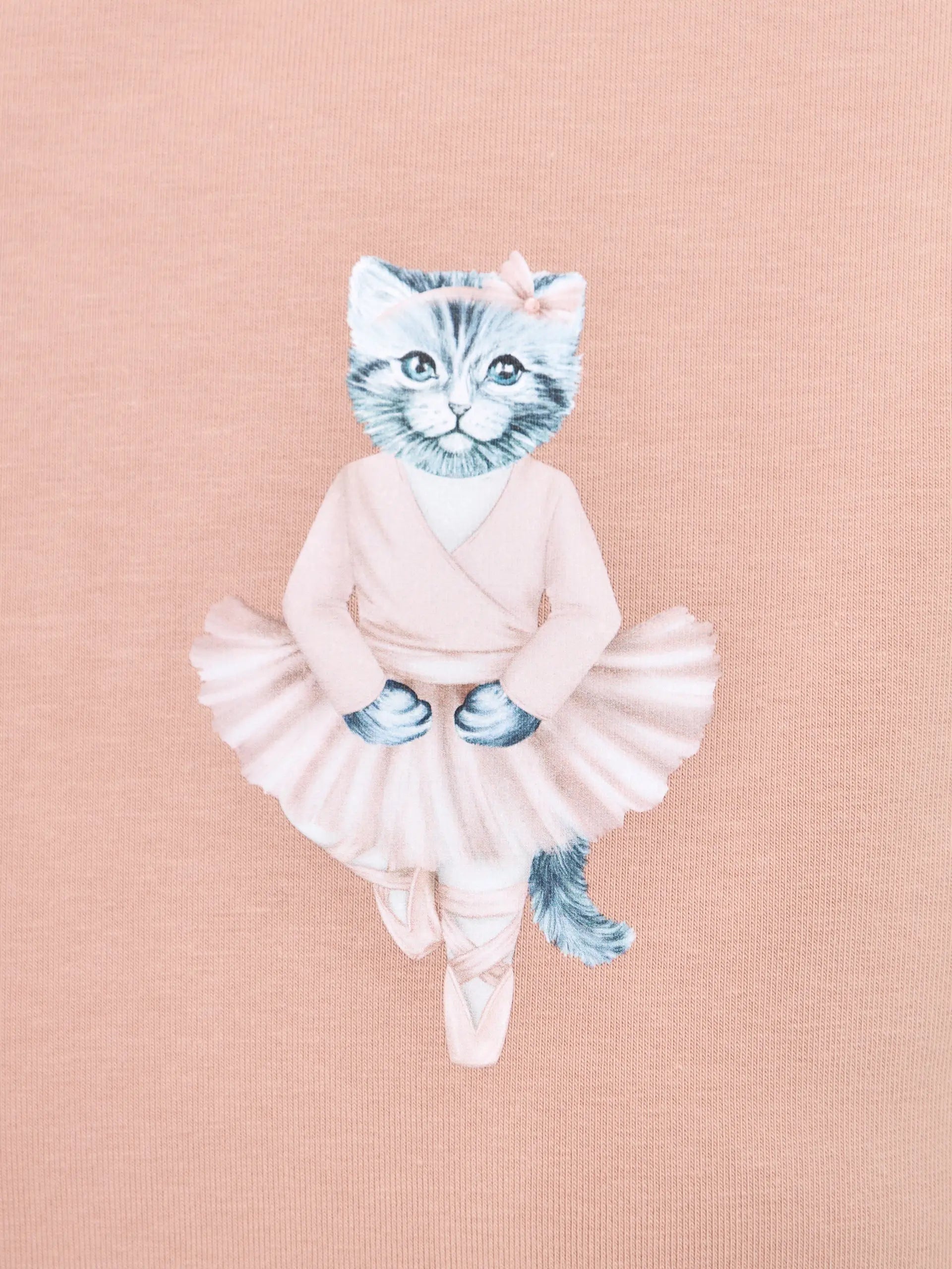 Pink T-shirt Ballet Cat | T-shirt For Cat Lovers | Cat e Lolette