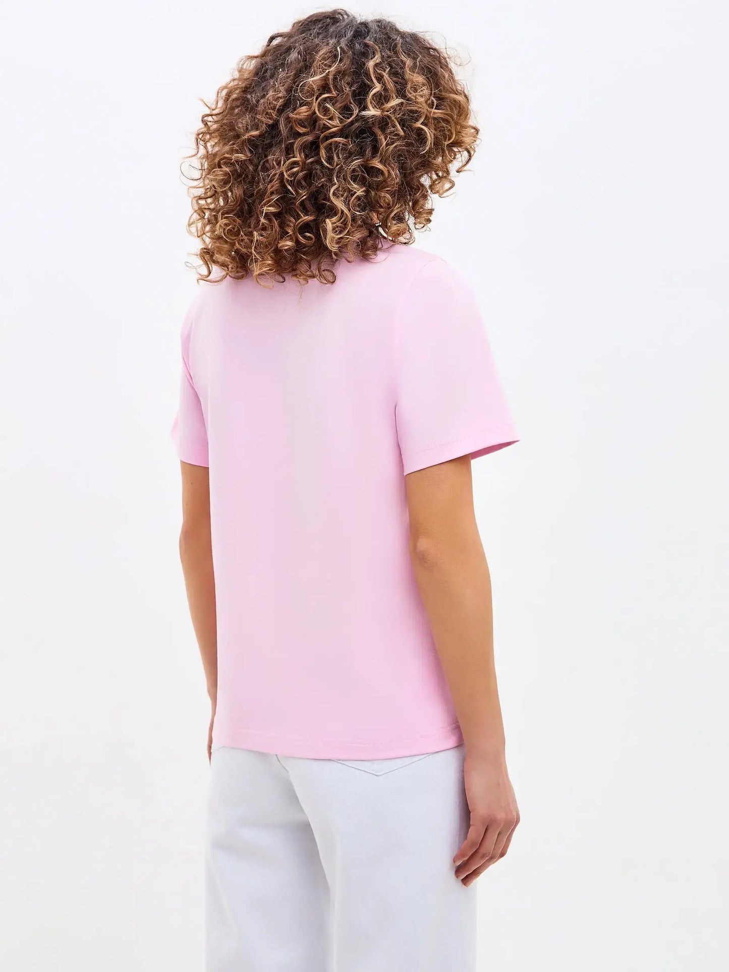 Pink T-shirt White Rider Cat | T-shirt For Cat Lovers | Cat e Lolette