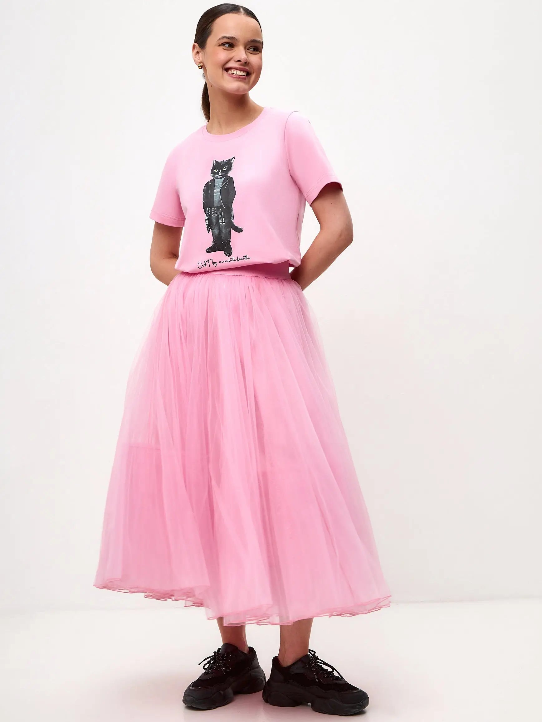 Pink Tulle Skirt Princess | Bottom For Cat Lovers | Cat e Lolette