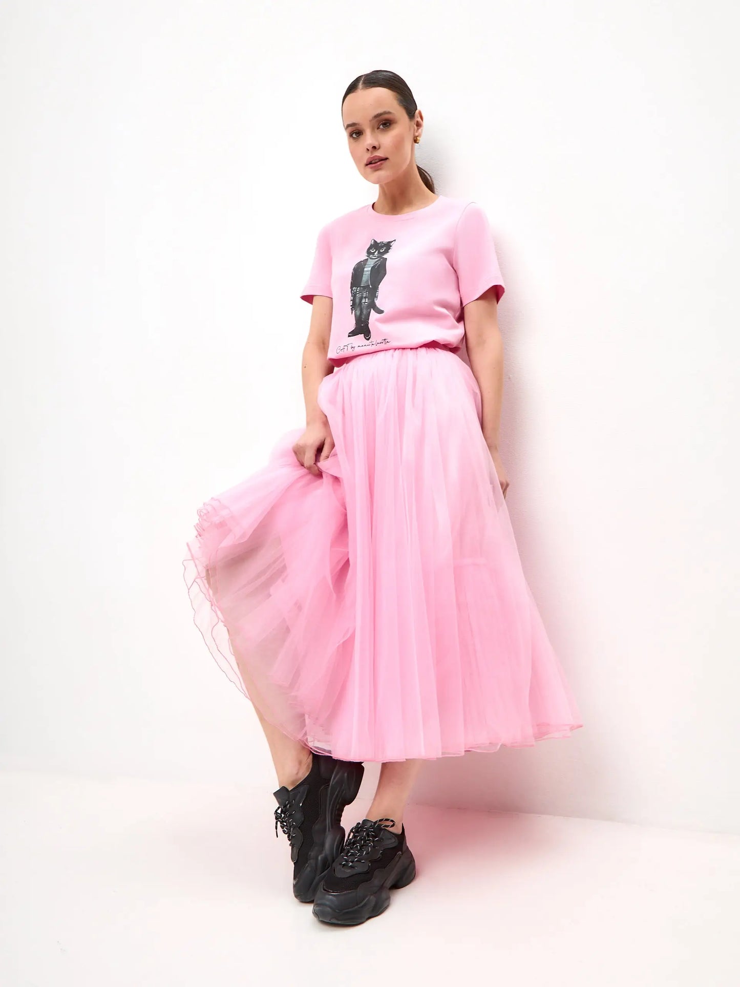 Pink Tulle Skirt Princess | Bottom For Cat Lovers | Cat e Lolette