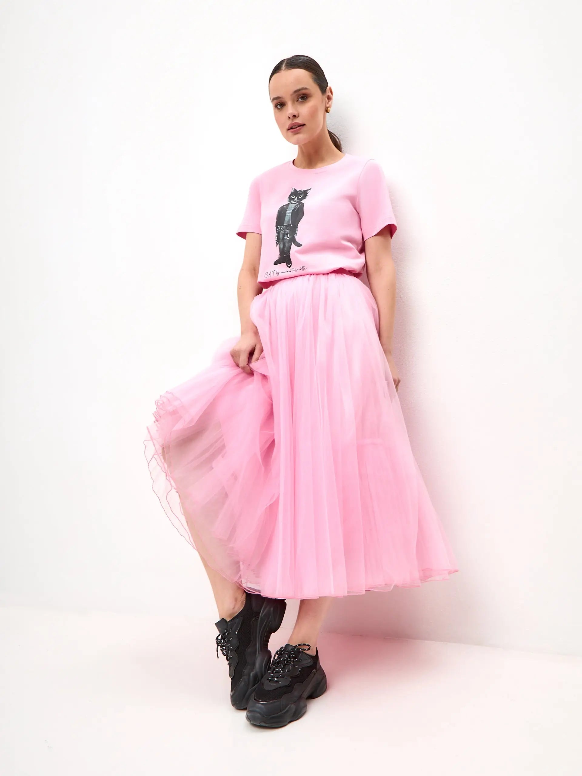 Pink Tulle Skirt Princess | Bottom For Cat Lovers | Cat e Lolette