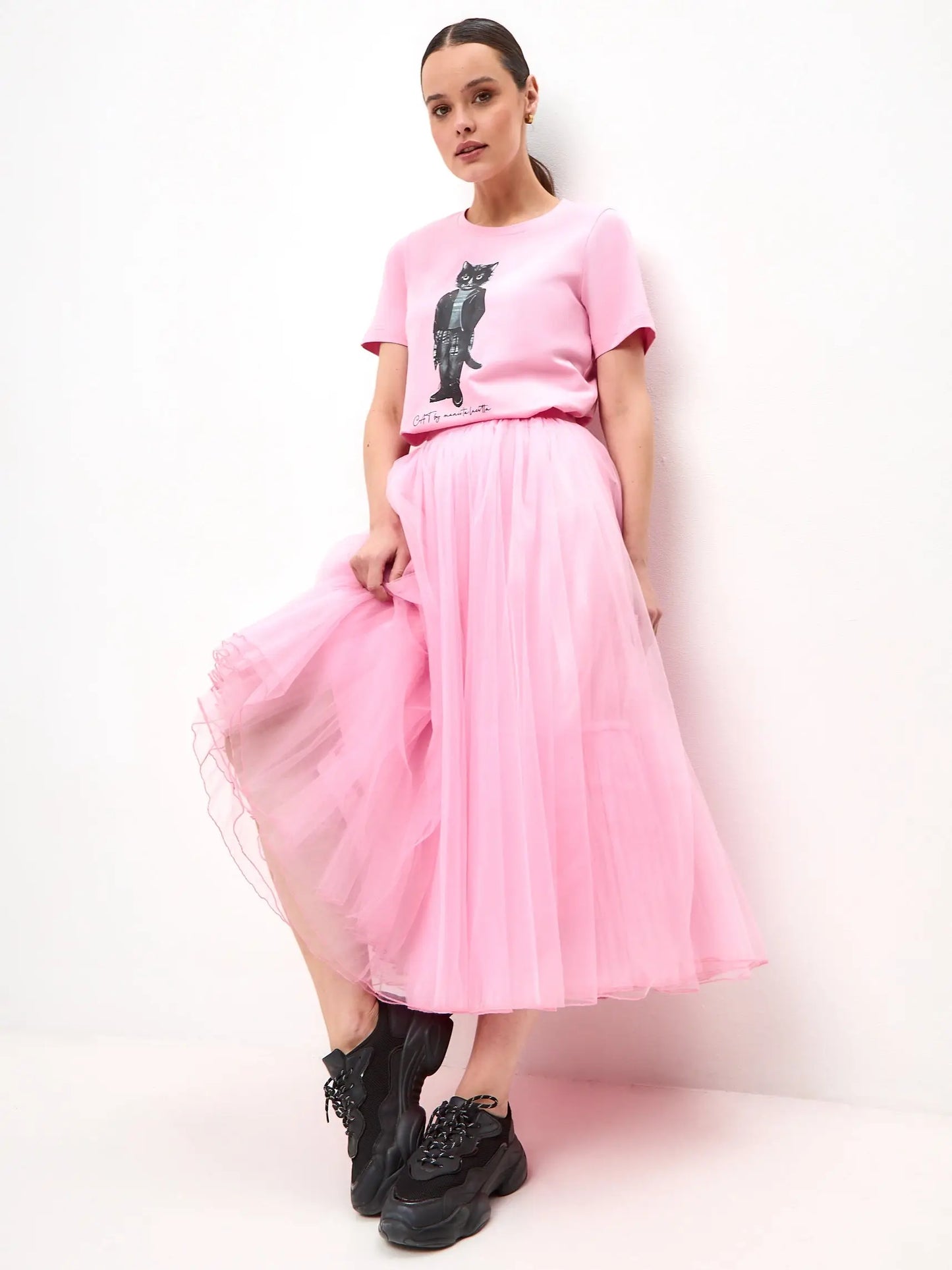 Pink Tulle Skirt Princess | Bottom For Cat Lovers | Cat e Lolette