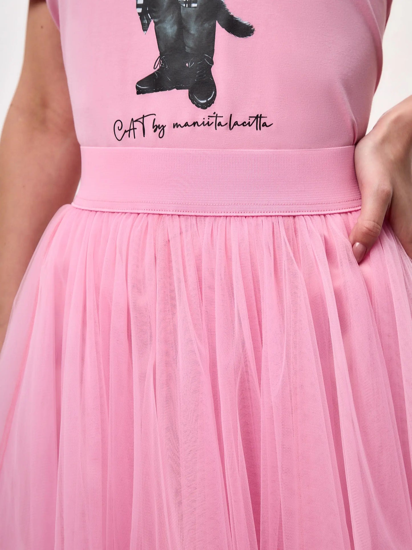 Pink Tulle Skirt Princess | Bottom For Cat Lovers | Cat e Lolette