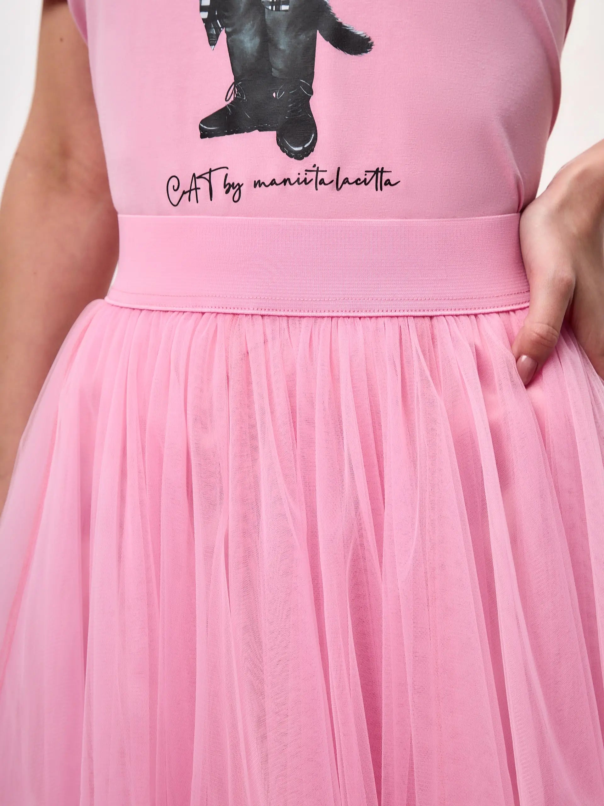 Pink Tulle Skirt Princess | Bottom For Cat Lovers | Cat e Lolette