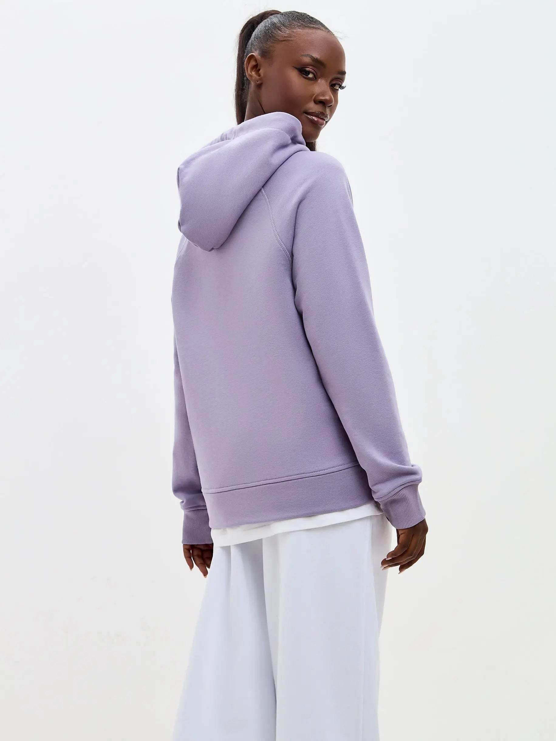 Purple Hoodie White Country Cat | Hoodie & sweatshirt For Cat Lovers
