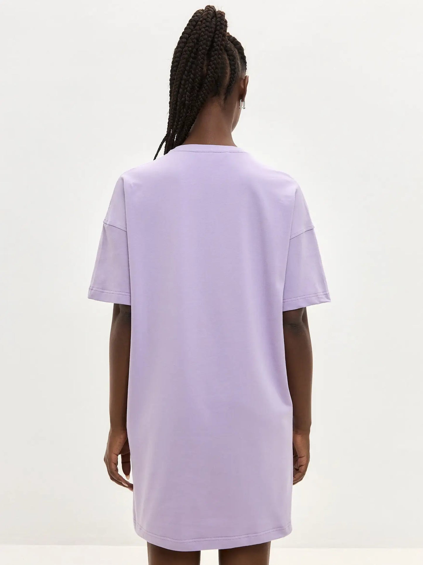 Purple Oversized T-shirt Spa Cat | Loungewear For Cat Lovers | Cat e