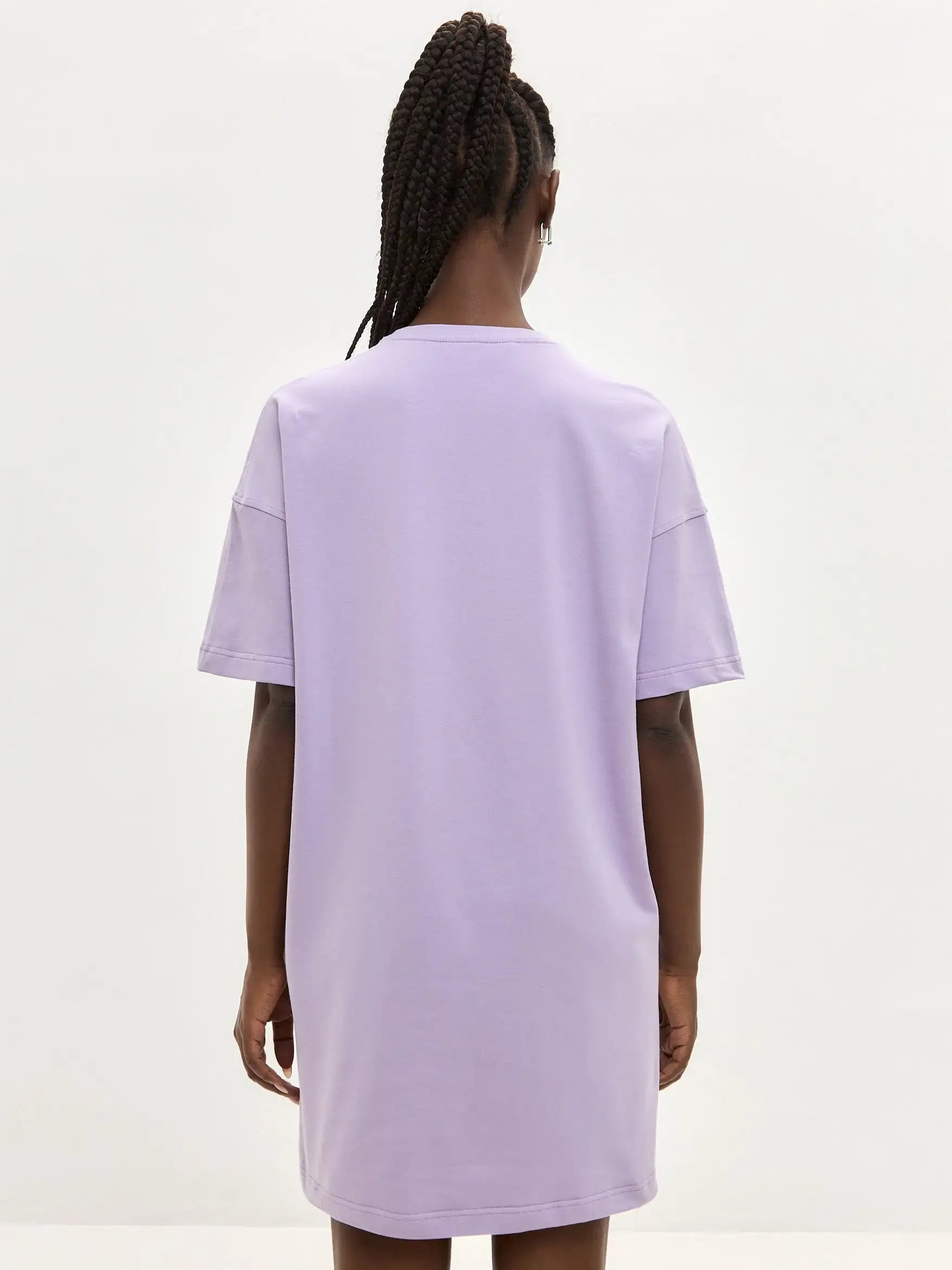 Purple Oversized T-shirt Spa Cat | Loungewear For Cat Lovers | Cat e