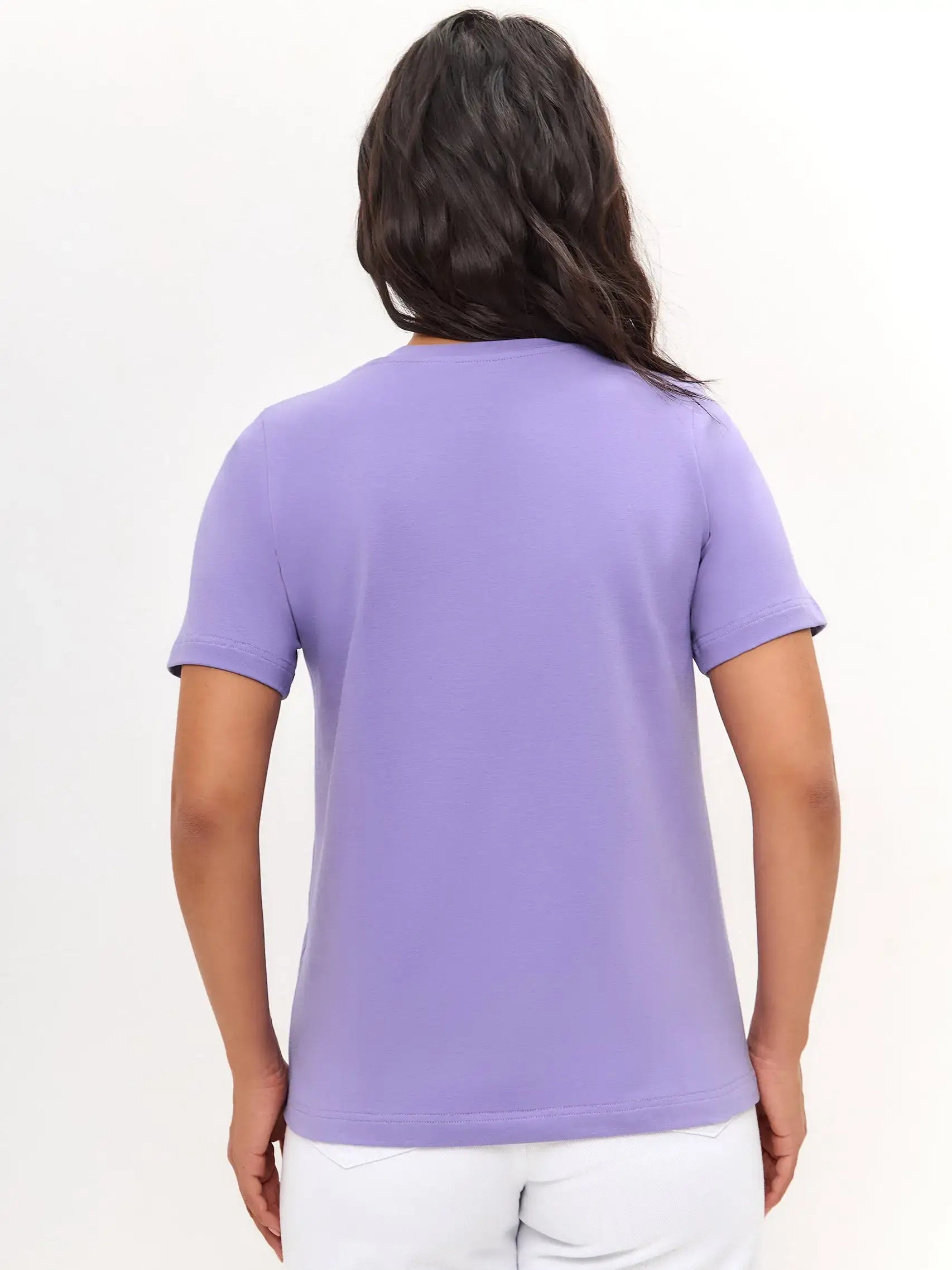 Purple T-shirt Country White Cat | T-shirt For Cat Lovers | Cat e