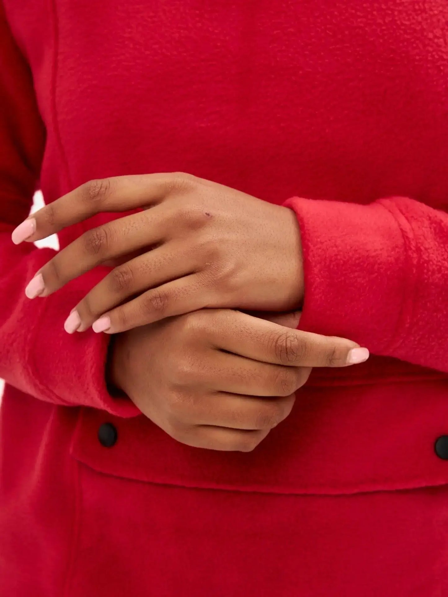 Red Fleece Sweatshirt | Fleece (recycled) For Cat Lovers | Cat e