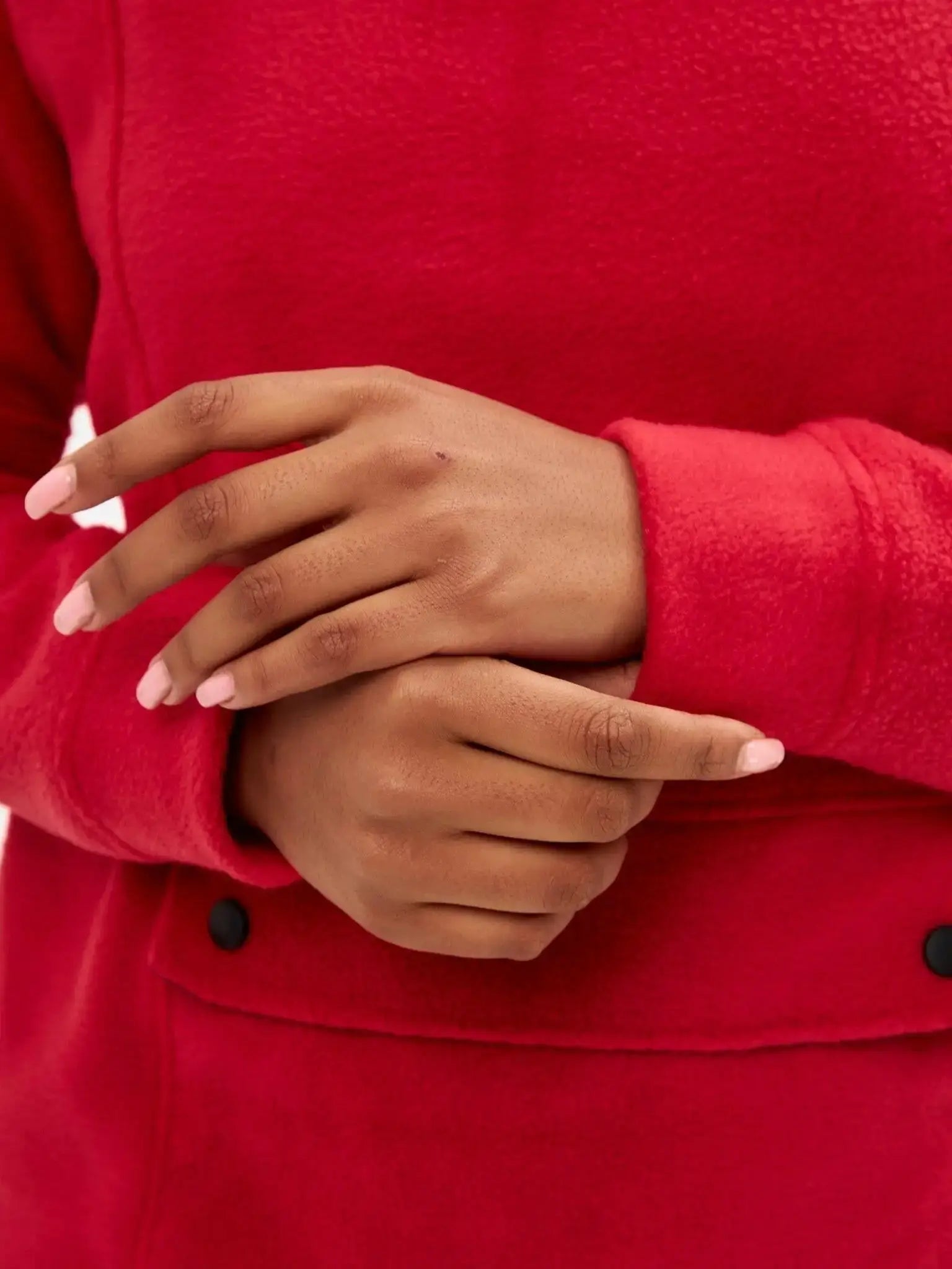 Red Fleece Sweatshirt | Fleece (recycled) For Cat Lovers | Cat e