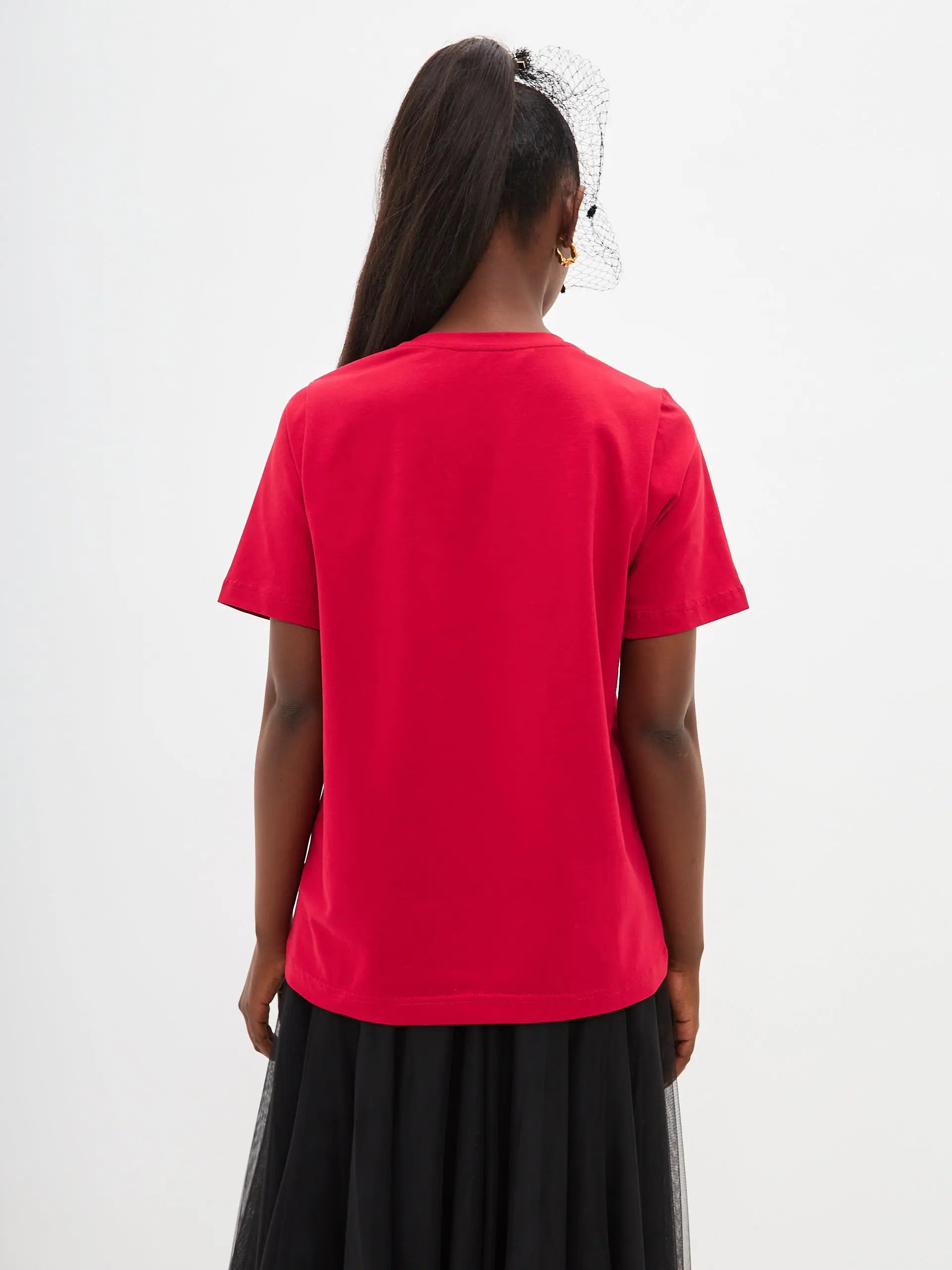 Red T-shirt New Year Cat | T-shirt For Cat Lovers | Cat e Lolette