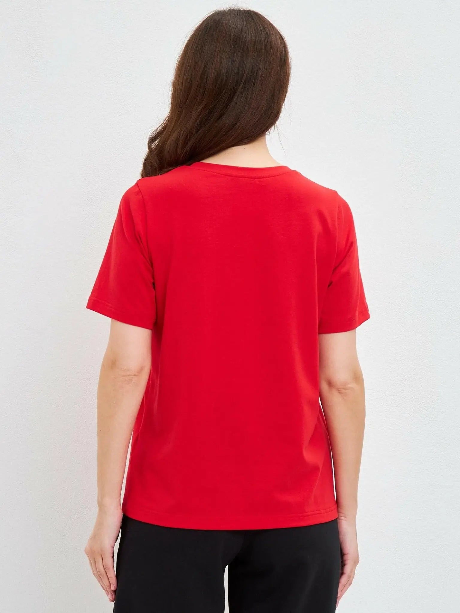 Red T-shirt Sport Casual Cat | T-shirt For Cat Lovers | Cat e Lolette