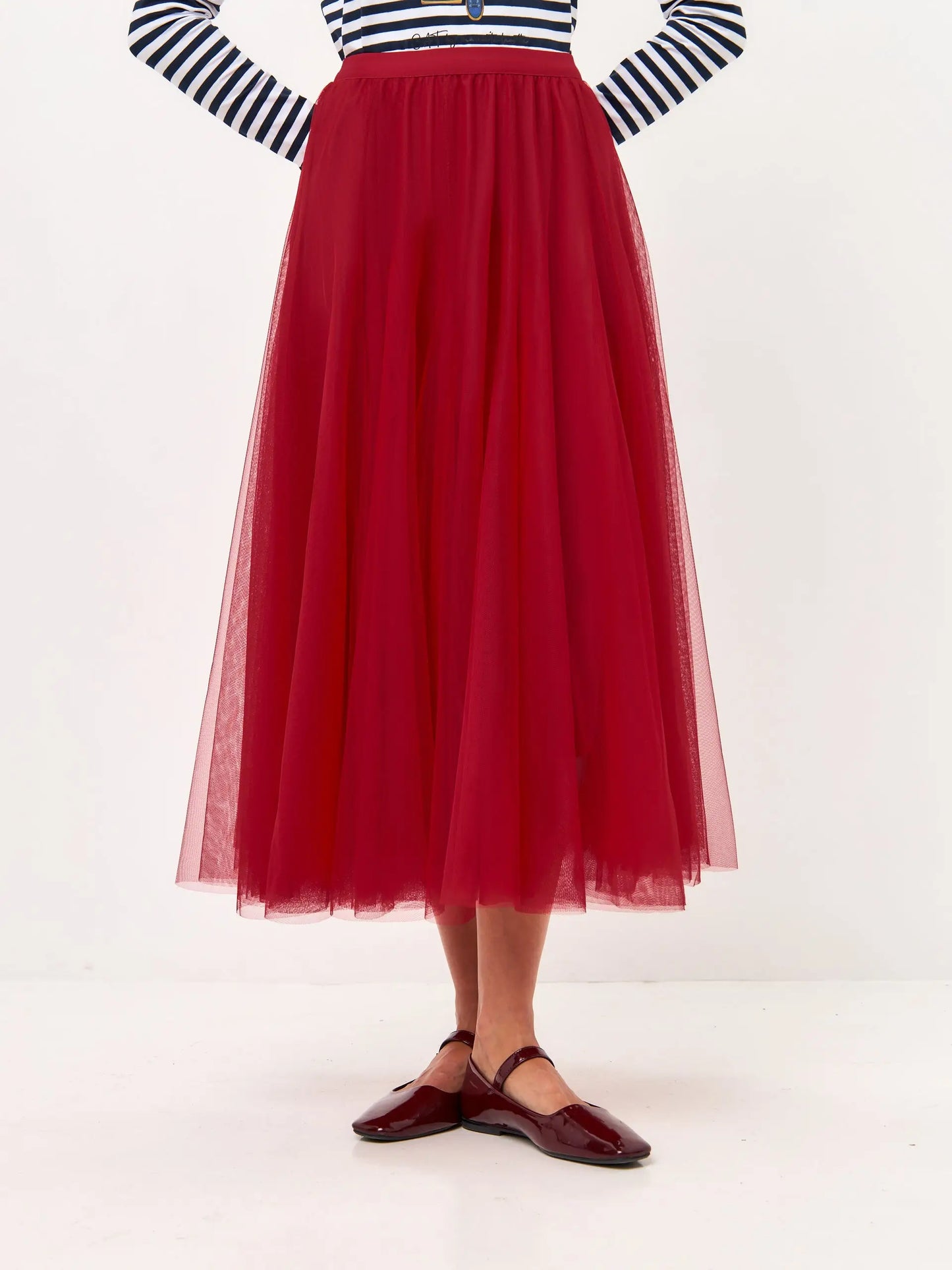Red Tulle Skirt Rocky | Bottom For Cat Lovers | Cat e Lolette