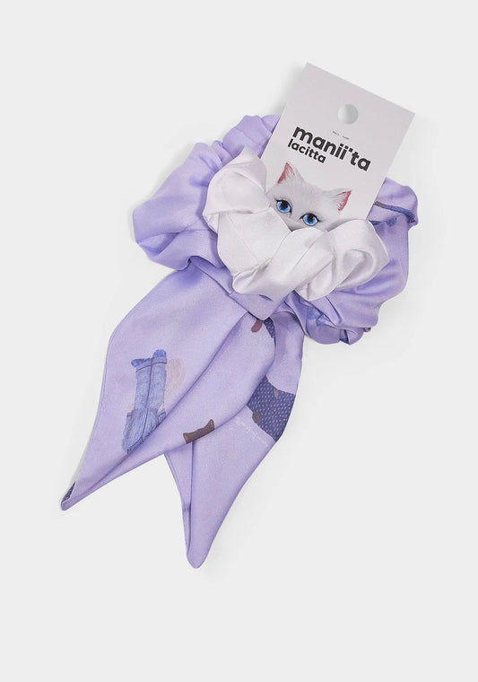 Set of 2 Silk Scrunchies | For Cat Lovers | Cat e Lolette