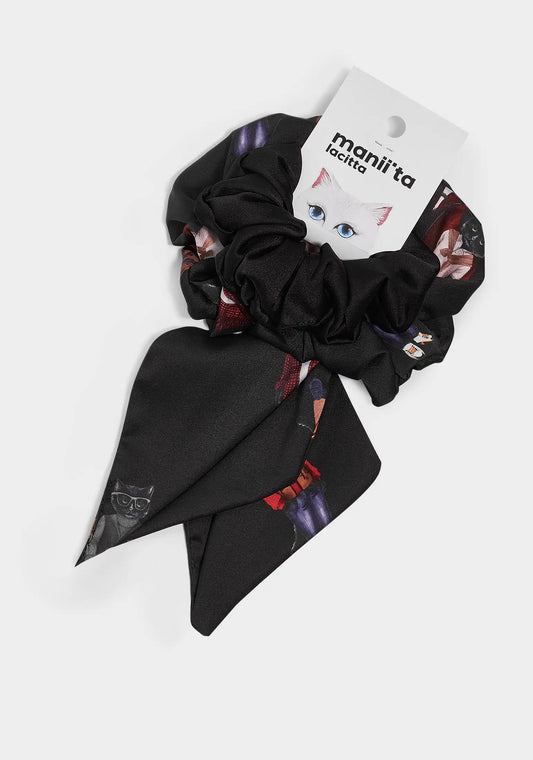 Set of 2 Silk Scrunchies | For Cat Lovers | Cat e Lolette