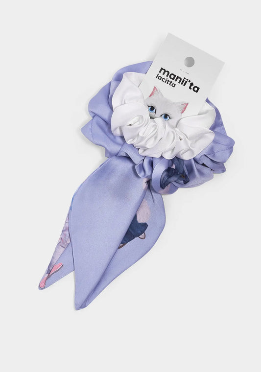 Set of 2 Silk Scrunchies | For Cat Lovers | Cat e Lolette