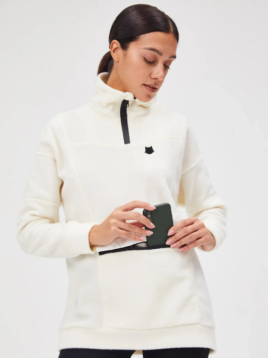 White Fleece Sweatshirt | Fleece (recycled) For Cat Lovers | Cat e