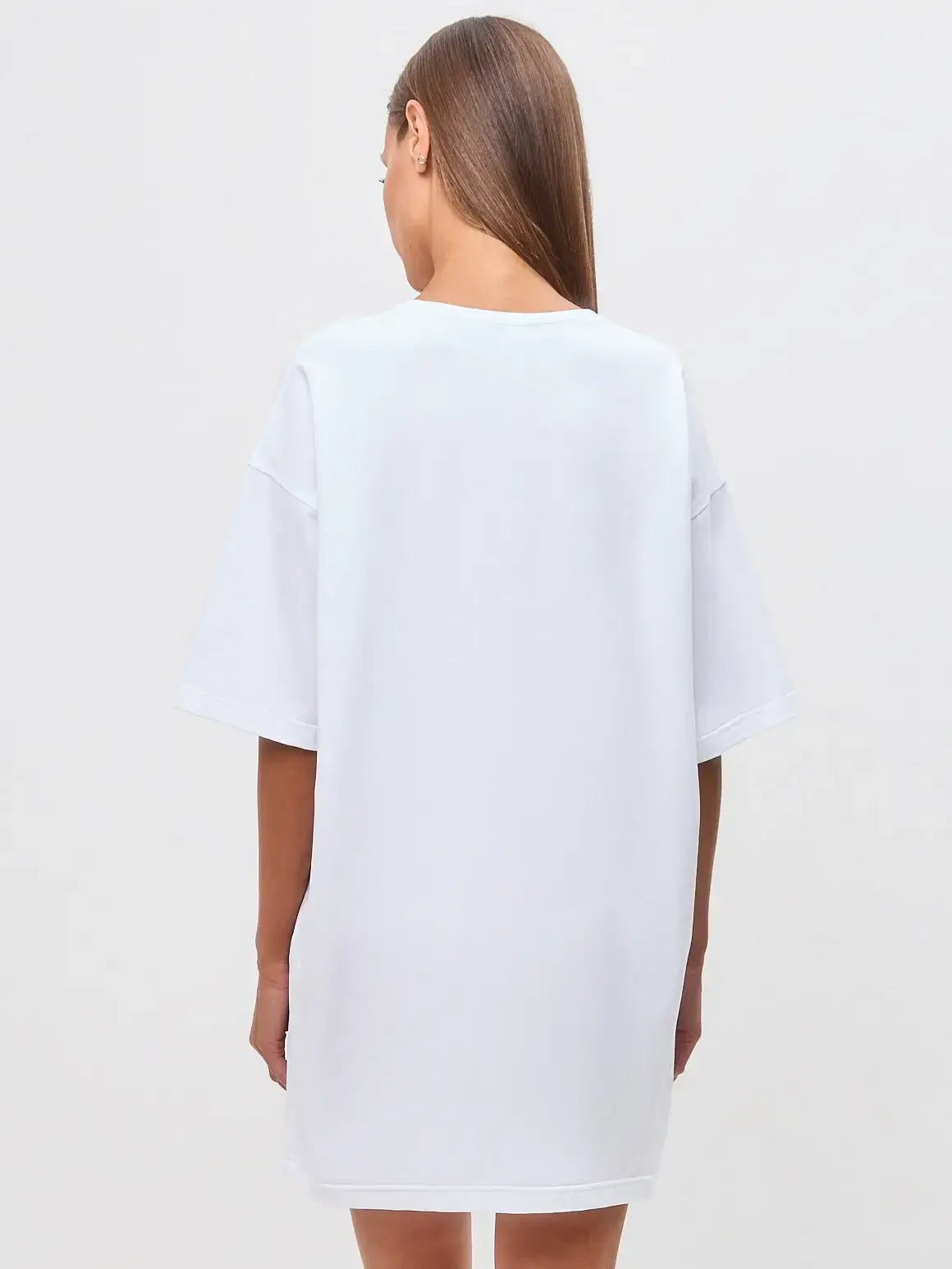 White Oversized T-shirt Spa Cat | Loungewear For Cat Lovers | Cat e
