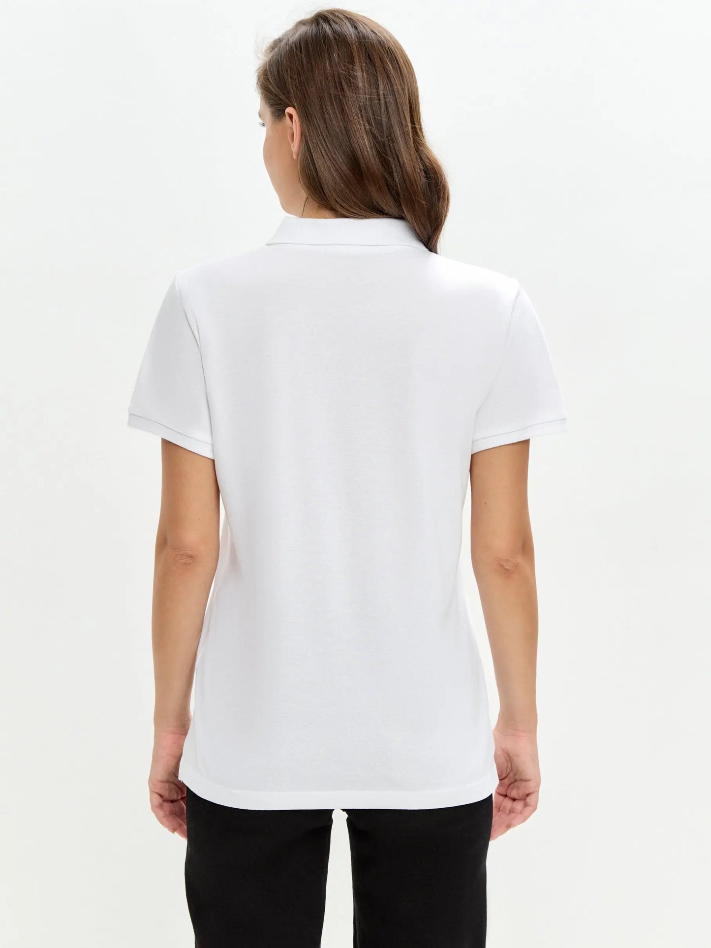 White Polo T-shirt Cat | Polo t-shirt & dress For Cat Lovers | Cat e