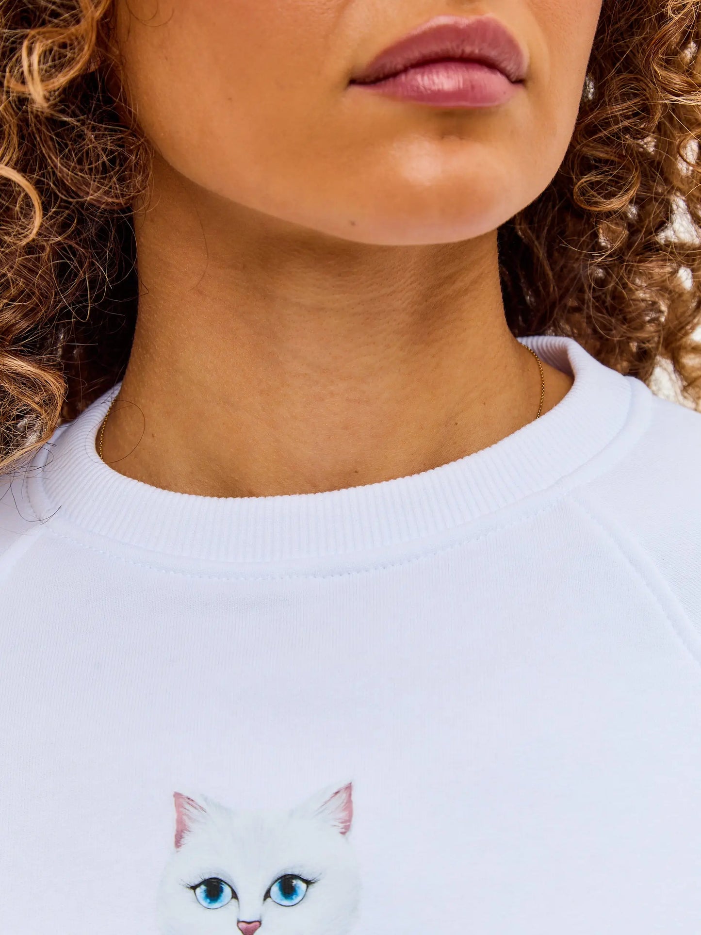 White Sweatshirt Mariner Cat | Hoodie & sweatshirt For Cat Lovers
