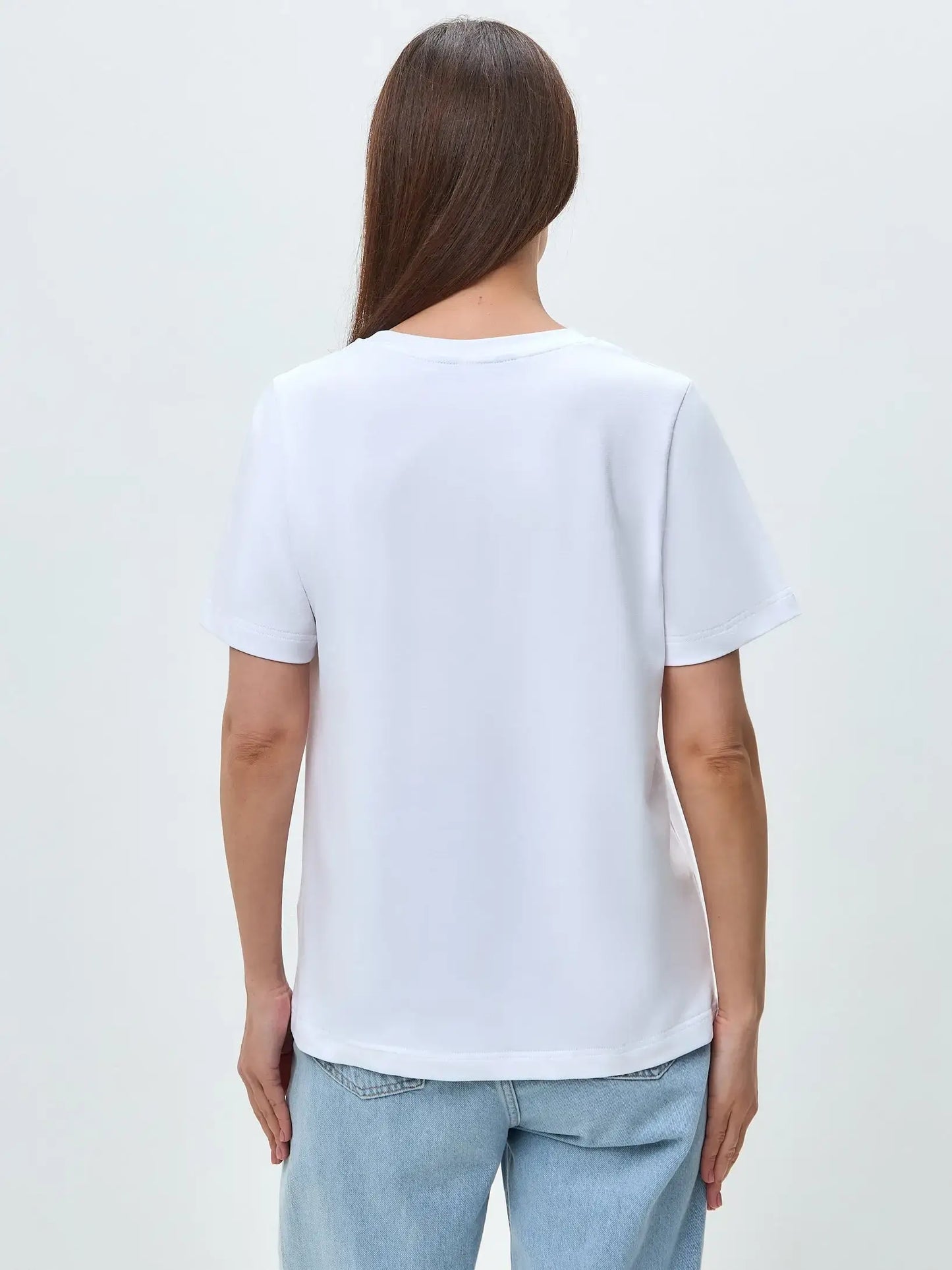 White T-shirt Coffee Cat | T-shirt For Cat Lovers | Cat e Lolette