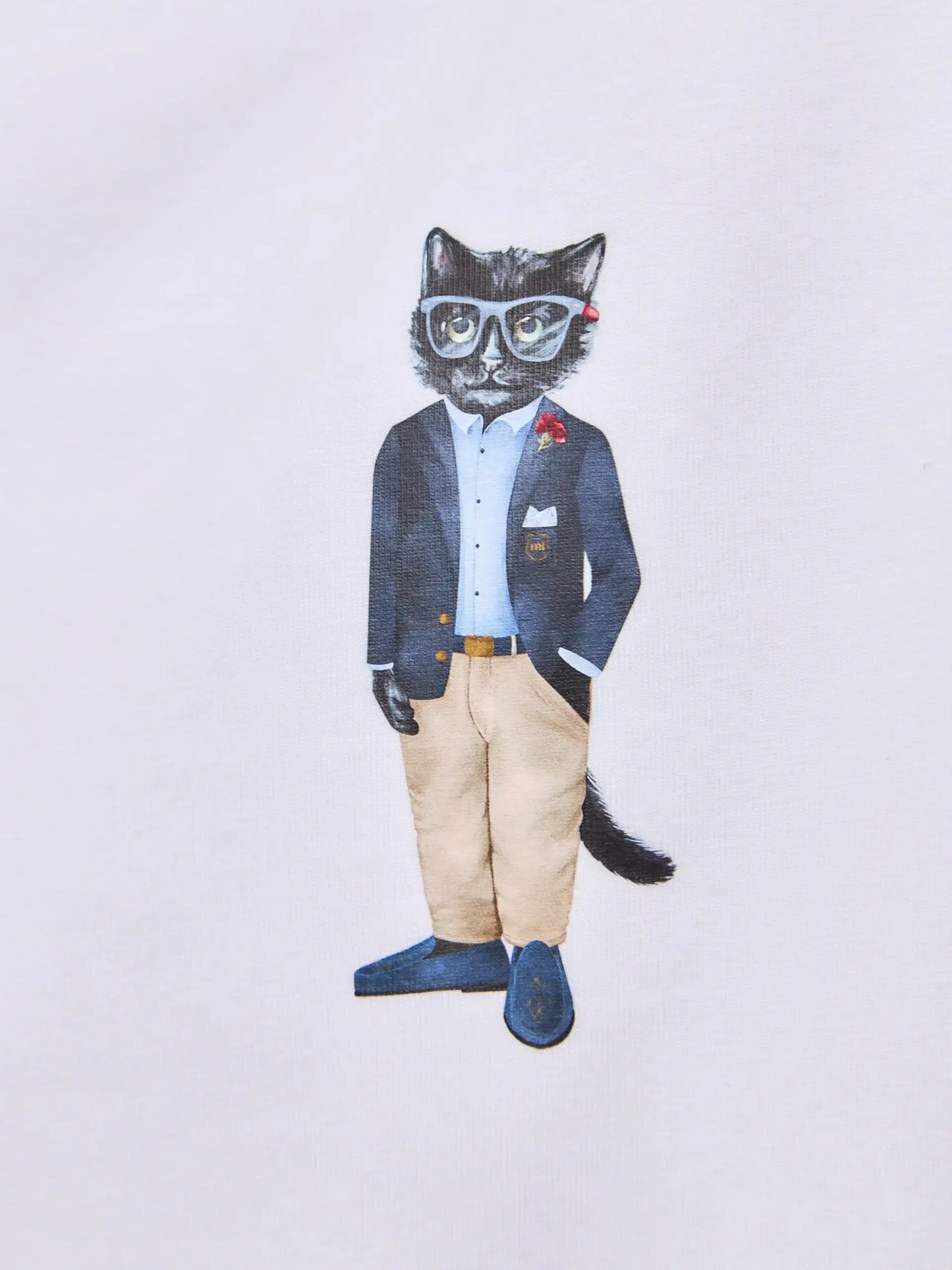 White T-shirt Regatta Cat | T-shirt For Cat Lovers | Cat e Lolette