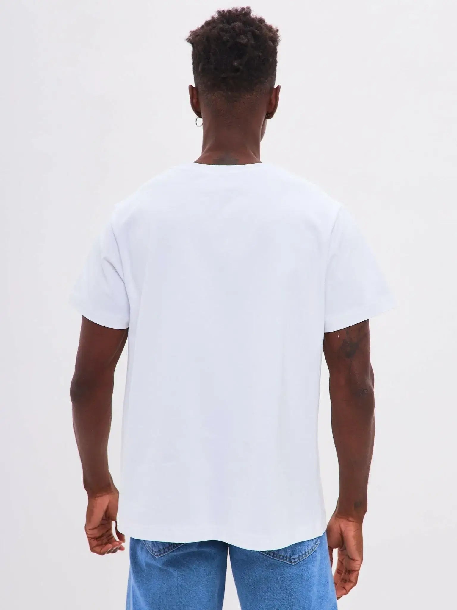 White T-shirt Sport Casual Cat | T-shirt For Cat Lovers | Cat e
