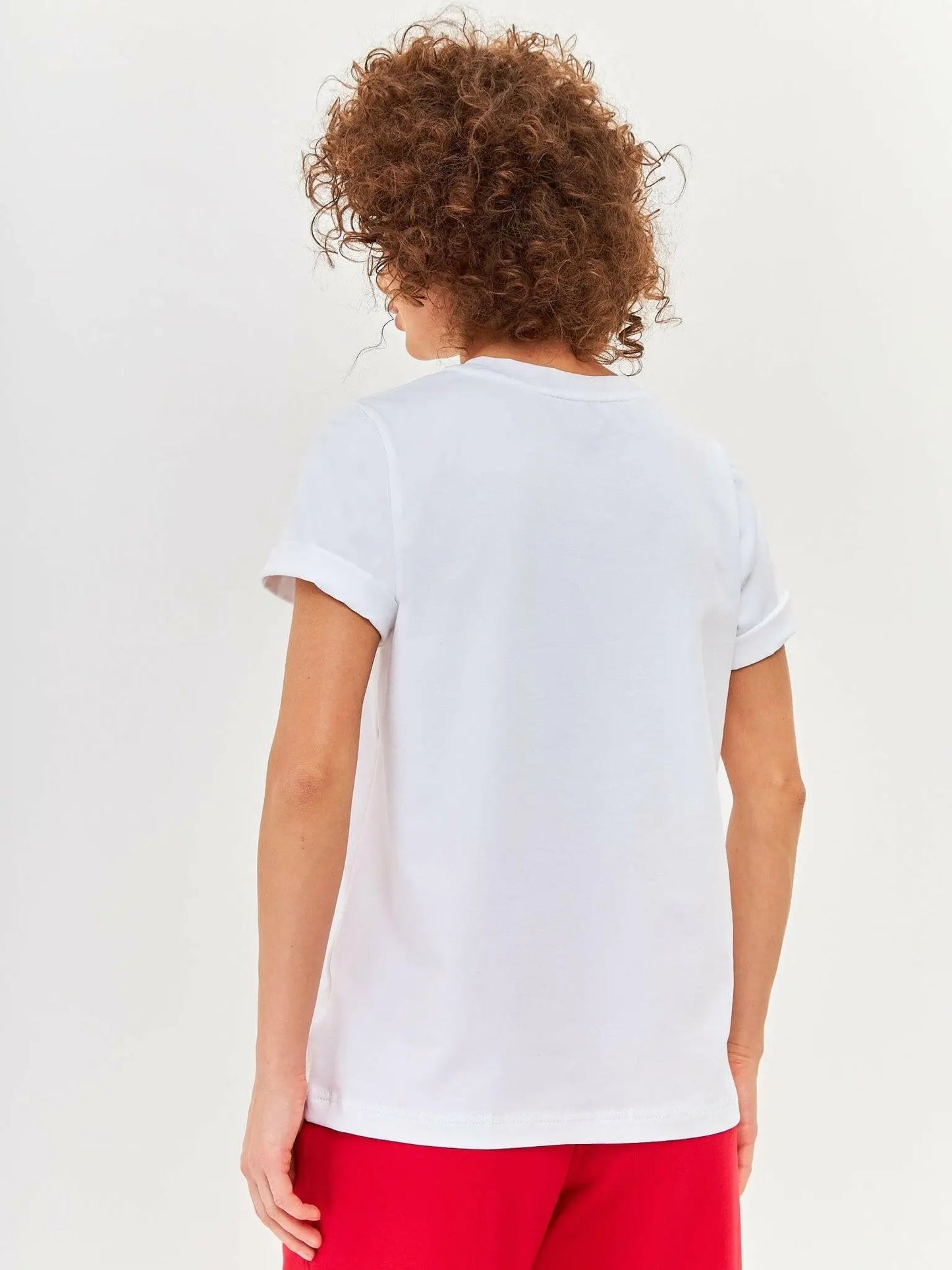 White T-shirt Sport Casual Cat | T-shirt For Cat Lovers | Cat e