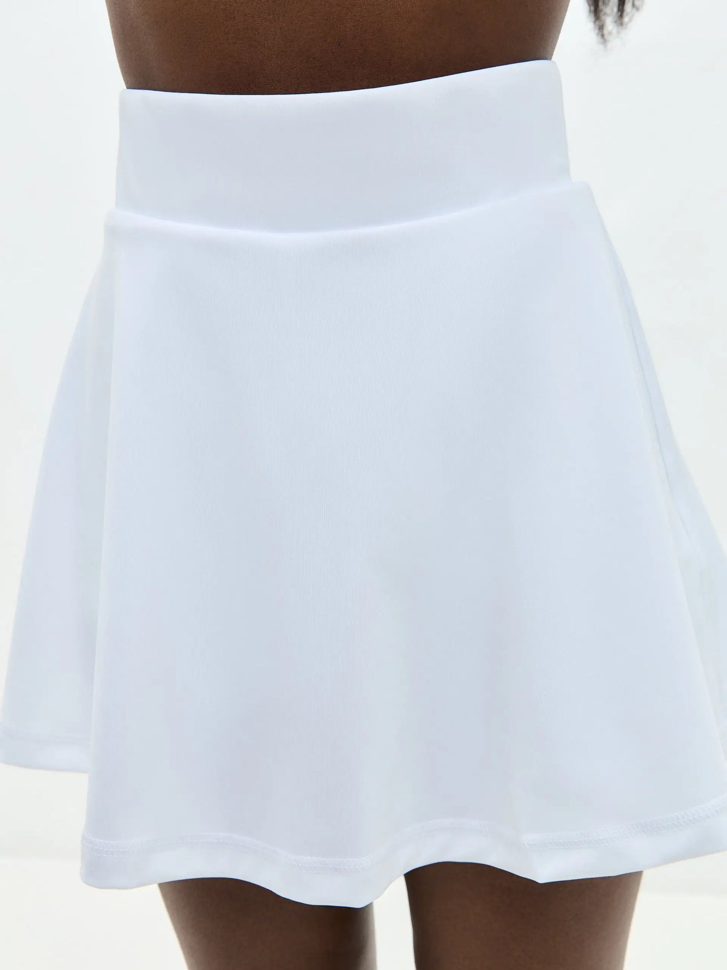 White Women’s Sport Skorts | Bottom For Cat Lovers | Cat e Lolette