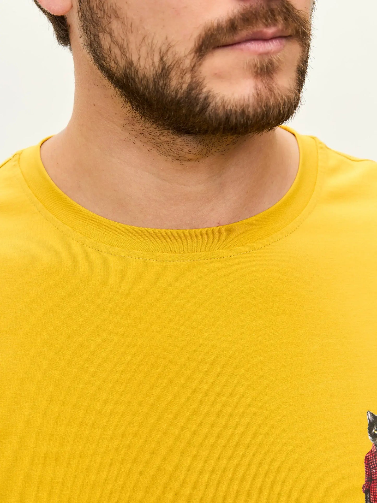 Yellow T-shirt Country Cat | T-shirt For Cat Lovers | Cat e Lolette