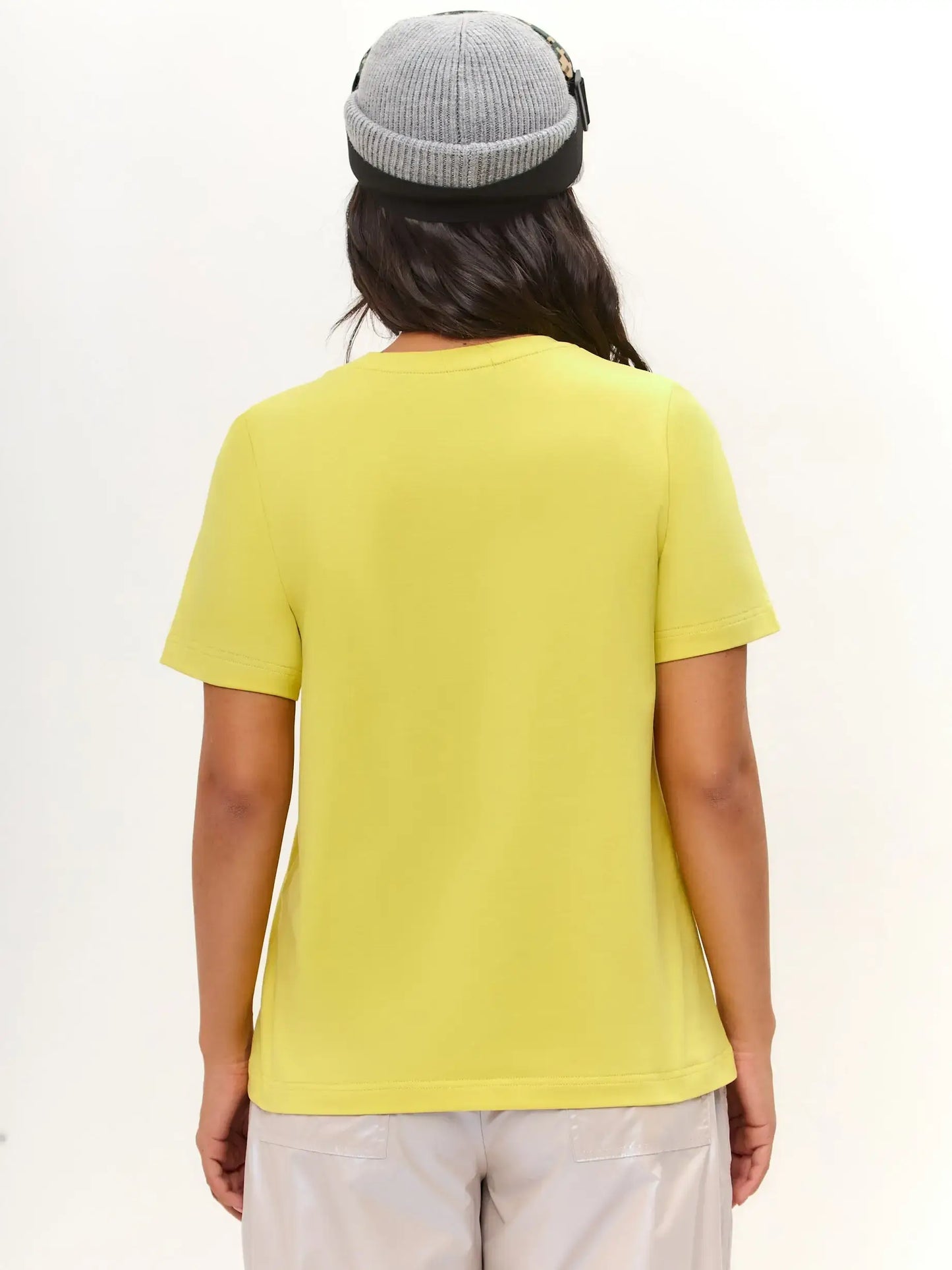 Yellow T-shirt Ski Cat | T-shirt For Cat Lovers | Cat e Lolette